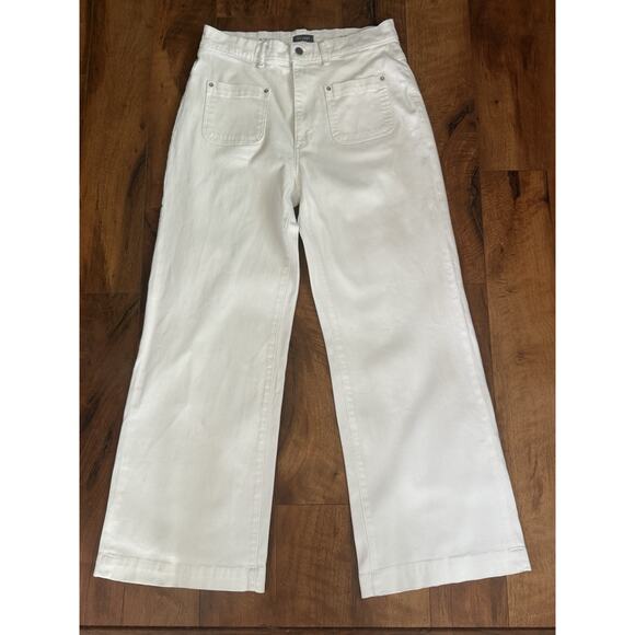 DL1961 Denim - DL1961 Hepburn Wide Leg Jeans White Tide High Rise Vintage Denim Size 31